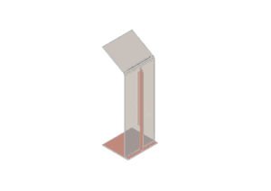 פודיום למכירה דגם LIGHTER ורוד