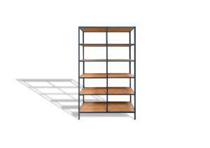 מדפים מעץ לחנות דגם FRAME